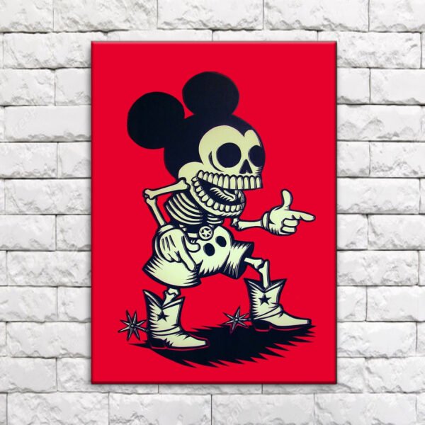 Arte digital para quadro Mickey - Imagem 1