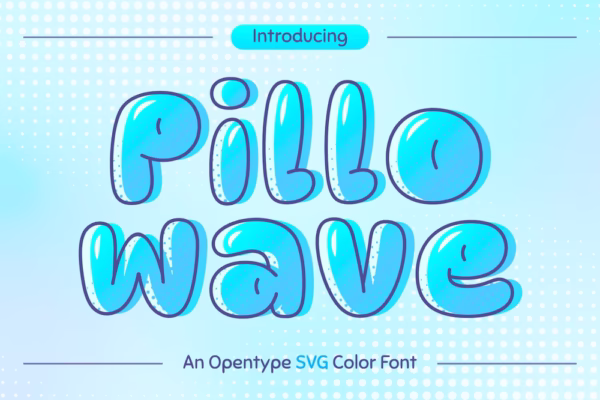 Fonte Pillo Wave Premiun para photoshop ou coredraw - Imagem 1