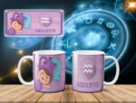 Arte digital para caneca Baby Signos - kit