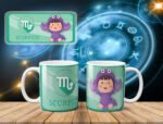 Arte digital para caneca Baby Signos - kit - Imagem 6