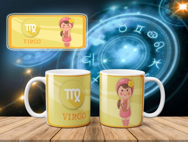 Arte digital para caneca Baby Signos - kit - Imagem 8