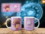 Arte digital para caneca Baby Signos - kit - Imagem 3