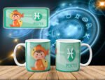 Arte digital para caneca Baby Signos - kit - Imagem 4