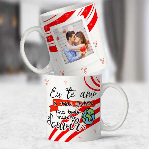 Arte digital para caneca Dia dos namorados musicas romanticas pack - Imagem 6