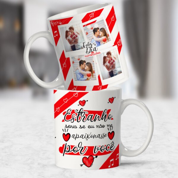 Arte digital para caneca Dia dos namorados musicas romanticas pack - Imagem 3