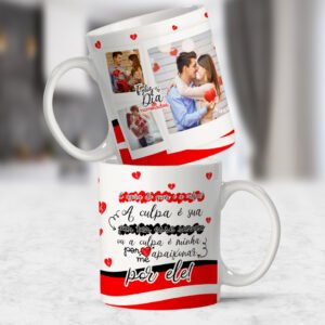 Arte digital para caneca Dia dos namorados musicas romanticas pack
