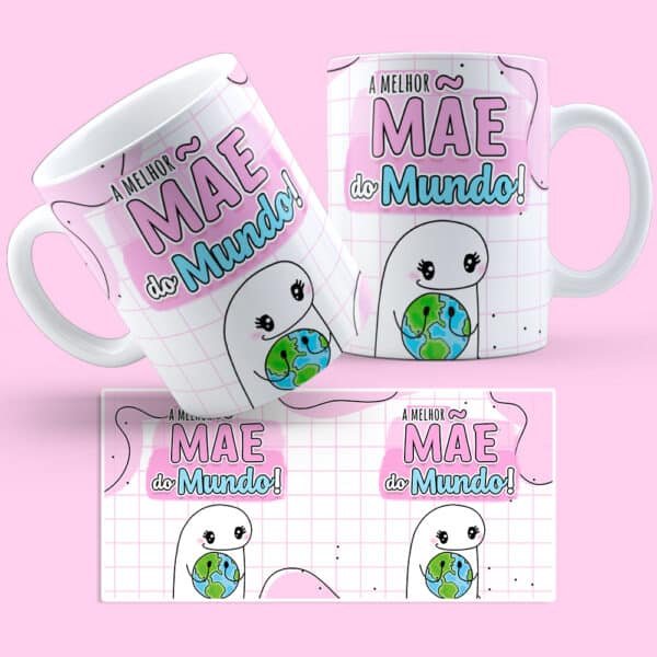 Arte digital para caneca dia das mães flork - kit artes - Imagem 4