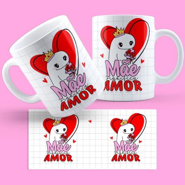 Arte digital para caneca dia das mães flork - kit artes - Imagem 7