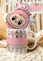 arte digital para caneca lububu - kit 9 artes - Imagem 2