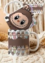 arte digital para caneca lububu - kit 9 artes