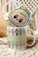 arte digital para caneca lububu - kit 9 artes - Imagem 7