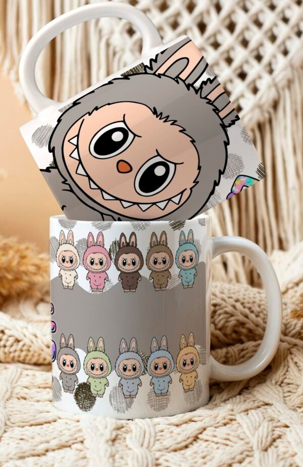 arte digital para caneca lububu - kit 9 artes - Imagem 6
