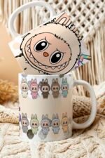 arte digital para caneca lububu - kit 9 artes - Imagem 5