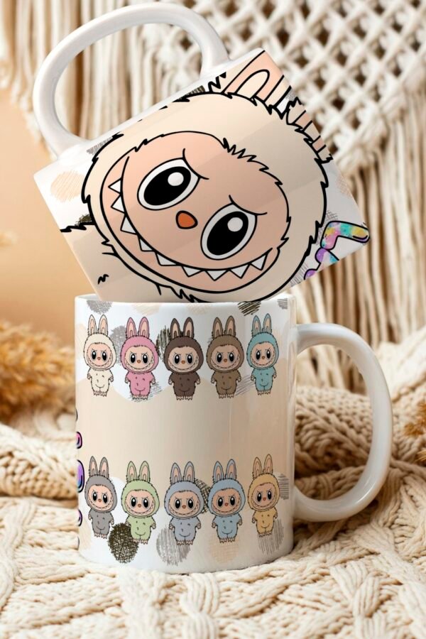 arte digital para caneca lububu - kit 9 artes - Imagem 5