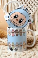 arte digital para caneca lububu - kit 9 artes - Imagem 3