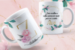 Arte digital para caneca mãe e avó kit completo  com 4 modelos de artes - Imagem 4
