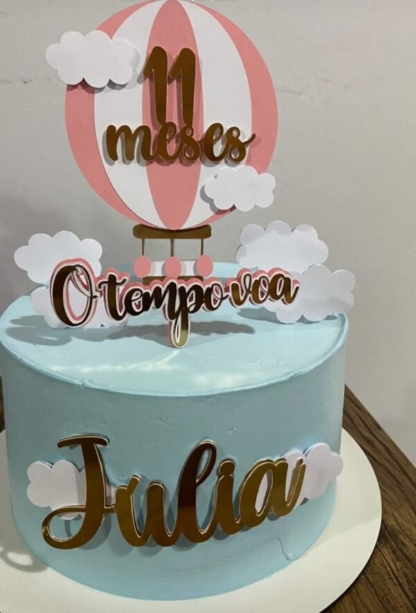 arte digital para topo de bolo - formato .studio3 - Imagem 1