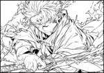 Arte Digital para Livro de Pintura – Jujutsu Kaisen (Arquivo Digital para Imprimir) - Imagem 7