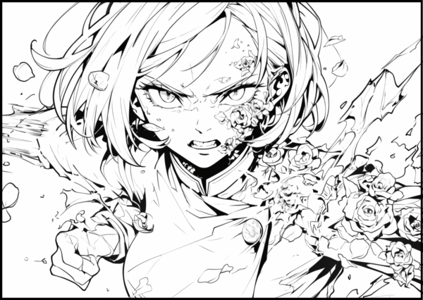 Arte Digital para Livro de Pintura – Jujutsu Kaisen (Arquivo Digital para Imprimir) - Imagem 8