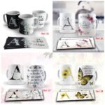 Arte digital para caneca kit alfabeto floral - kit com 50GB - Imagem 6