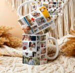 Arte digital para caneca Dia dos namorados papel rasgado - Imagem 2