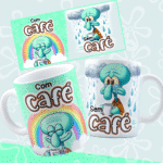 Arte digital para caneca bob esponja e amigos pack - Imagem 7