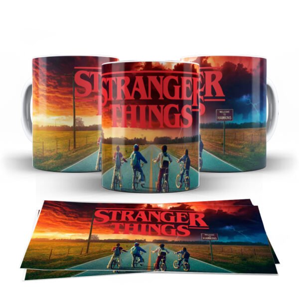 Arte digital para caneca Stranger things - kit 13 artes - Imagem 1