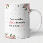 Arte digital para caneca dia das mães kit com 6 artes - Imagem 6