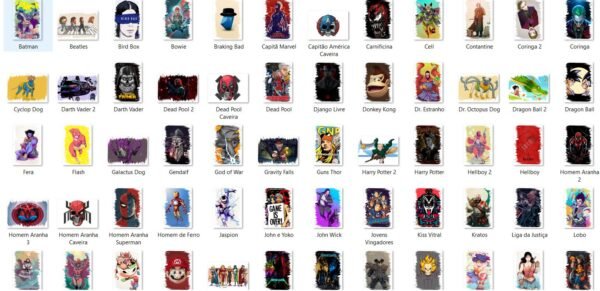 Arte digital para caneca e quadros pack Nerd 500 artes - Imagem 1