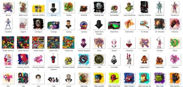 Arte digital para caneca e quadros pack Nerd 500 artes - Imagem 3