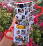 Arte digital para caneca Dia dos namorados papel rasgado - Imagem 6