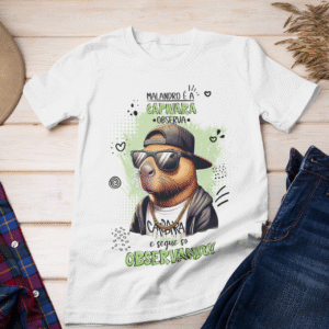 Estampa para camisetas capivara debochada