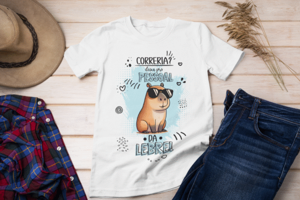 Estampa para camisetas capivara debochada - Imagem 5