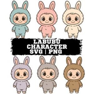 Pack Labubu Estampas Png Alta Qualidade