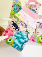 Arte digital para caixinhas personalizadas para lembrancinhas de festa Monstros SA - Imagem 5